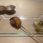 比内地鶏串 Sot l'y laisse - 