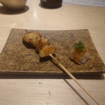 比内地鶏串 Sot l'y laisse - 