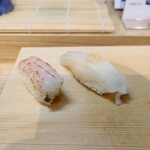 すし 輝 - 甘えび、いか