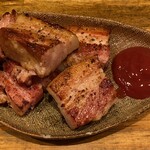 じじばばDOS - 厚切りベーコンステーキ