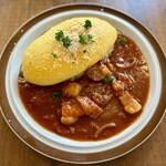 Fortune comes in at the merry gate - 結旨豚のハヤシソース　オムレツのせ　¥2,000