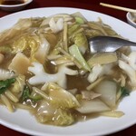 中国 東北飯店 - あんかけそば　焼いてないよ　美味いよ