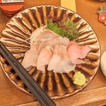 和食処 五島 - クエの入った刺身盛合せ