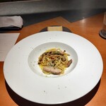 malca - サンマ・キノコ・スダチのスパゲッティ