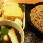 真々庵 樽そば - 鴨せいろ と 玉子焼き