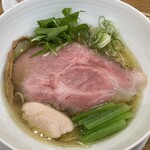 中華そば きなり - サフランの塩そば980円