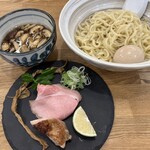 中華そば きなり - 味玉つけそば木の子汁1,200円