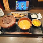 炭火焼干物定食 しんぱち食堂 - 