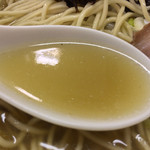 煮干中華ソバ イチカワ - スープ（2014年4月　西武池袋本店に「煮干狂會」として出店）