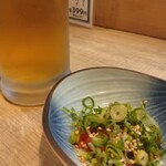 鯛之鯛 - お通し（めんたいこ和え物）