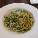 キッチンプレーゴ - 海老と大葉ペースト ジェノバ風