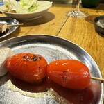 バードップ - プチとまとカマンベール串