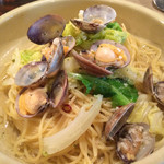 SABOU 虎ノ門店 - 活きアサリとレタスのボンゴレビアンコ