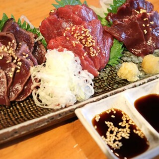 熊本県産！こだわりの馬刺し