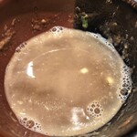 中華蕎麦 とみ田 - スープ割り