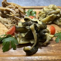 自家菜園無農薬野菜のマリネ