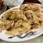 二本松バイパスドライブイン - バイパススタミナ定食（おかずのみ）