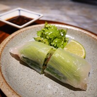 食堂いとめし - カオマンガイ春巻き♪