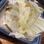 神田西口 もつ焼のんき - お通し 330円（税込）