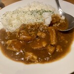 神田西口 もつ焼のんき - スパイシーカレー 550円（税込）