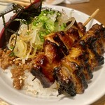 神田西口 もつ焼のんき - のんき丼 640円（税込）