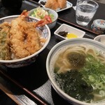 つるや - 天丼セット¥1,050