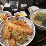 つるや - 天丼セット¥1,050