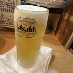 ホルモン居酒屋 でんごんばん - キンキンビール