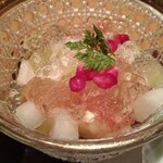 銀座ろくさん亭 - 季節の果物とシャーベット