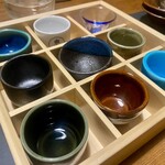魚匠屋 - 日本酒注文の際に選べるおちょこ