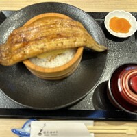 薩摩 雅咲亭 鹿児島本店 - うな玉丼（一尾）、うなぎの下の卵焼きもビッグ
