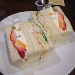 さえら - タラバガニ＆フルーツ 800円