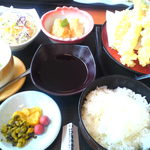 さんぞくや - ランチの天ぷら定食。　780円