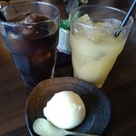 百年亭 - ドリンクとデザート