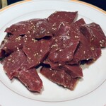 焼肉の店 秀 - これがハツです。