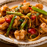 海老好きのトマトクリーム