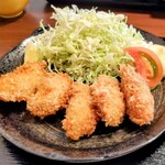 茶寮 ふ川 - 牡蠣フライ