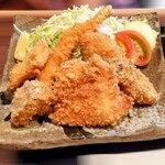 茶寮 ふ川 - 海鮮フライ