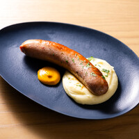 自家製ソーセージ　マッシュポテト