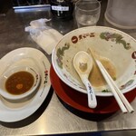 天下一品 - コラーゲン？たっぷりですので、スープこってりですが飲み干せます