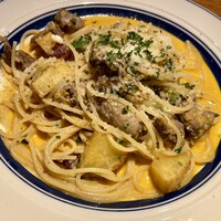 パージナ イタリアン ファイアワークス プラス カフェ ～薪焼きイタリアンとワイン～ - 牛すじラグーとさつまいものパスタ