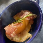 えびすジンギスカン 海月別邸 御羊邸 - 生ハム瞬間燻製