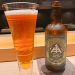 こま田 - 最初は地ビールで。XPAからペールエールに変わりました