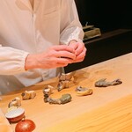 こま田 - 名残りの房総先端地区の黒鮑が登場