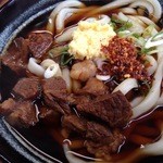 さんさん堂 - 肉うどん中600円