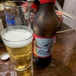 粉ひで - 久しぶりの瓶のバドワイザーがちょうど良い。