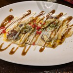 粉ひで - トロトロついでにトロトロとん平焼きはつまみに最適。