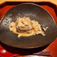 銀座 稲葉 - おおまさりです、落花生焼き豆腐