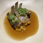 眞善美 - 陽澄湖産　上海蟹　紹興酒漬け　餃子