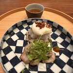 新門前 米村 - 鱧と自家製ベーコン